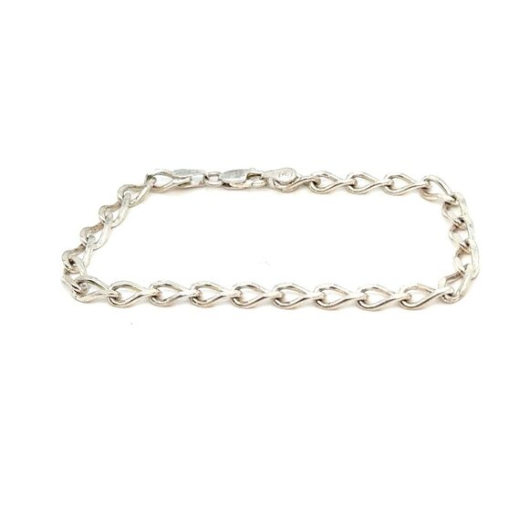 Silver 925 Mariner’s Link Style Bracelet - Picture 2 of 4
